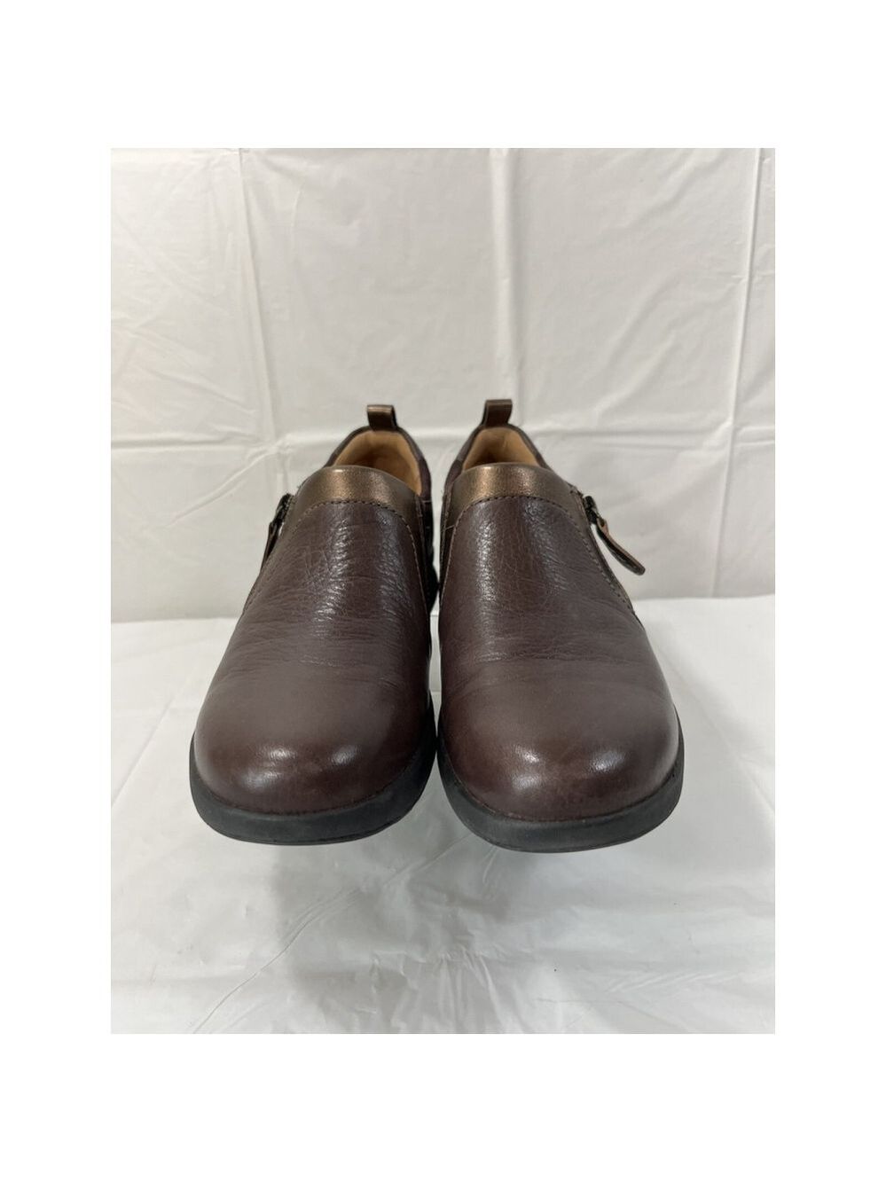 Clark’s Un Adorn Unstructured Brown Shoes Sz 7 N Brown Copper - Picture 10 of 16
